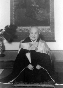 A formal photographic portrait of Koho Zenji